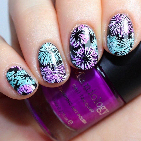 New Year Cheer Nail Stamping Plate | Maniology