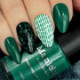 Night Forest: Pine (B298) Emerald Green Stamping Polish