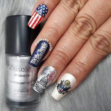 Occasions: Stars & Stripes (m054) - Nail Stamping Plate