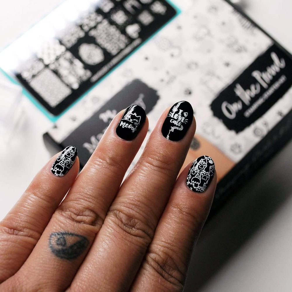 Floral Rectangular Stamping Plate | I Love My Polish
