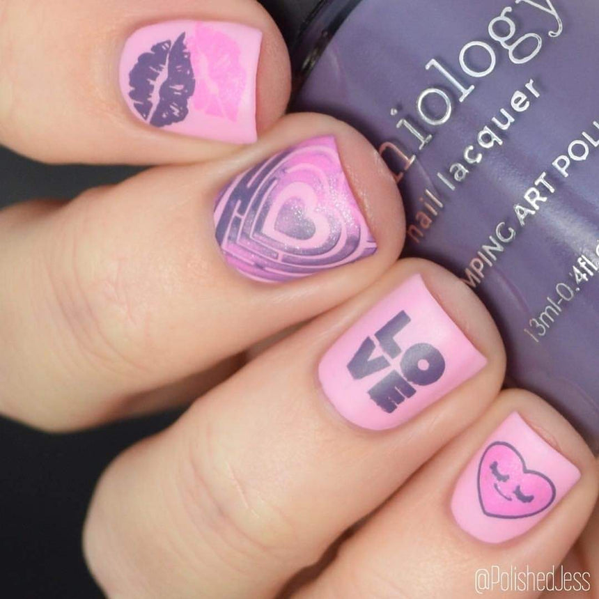 Opposites Attract: Valentine-Themed Nail Stamping Starter Kit