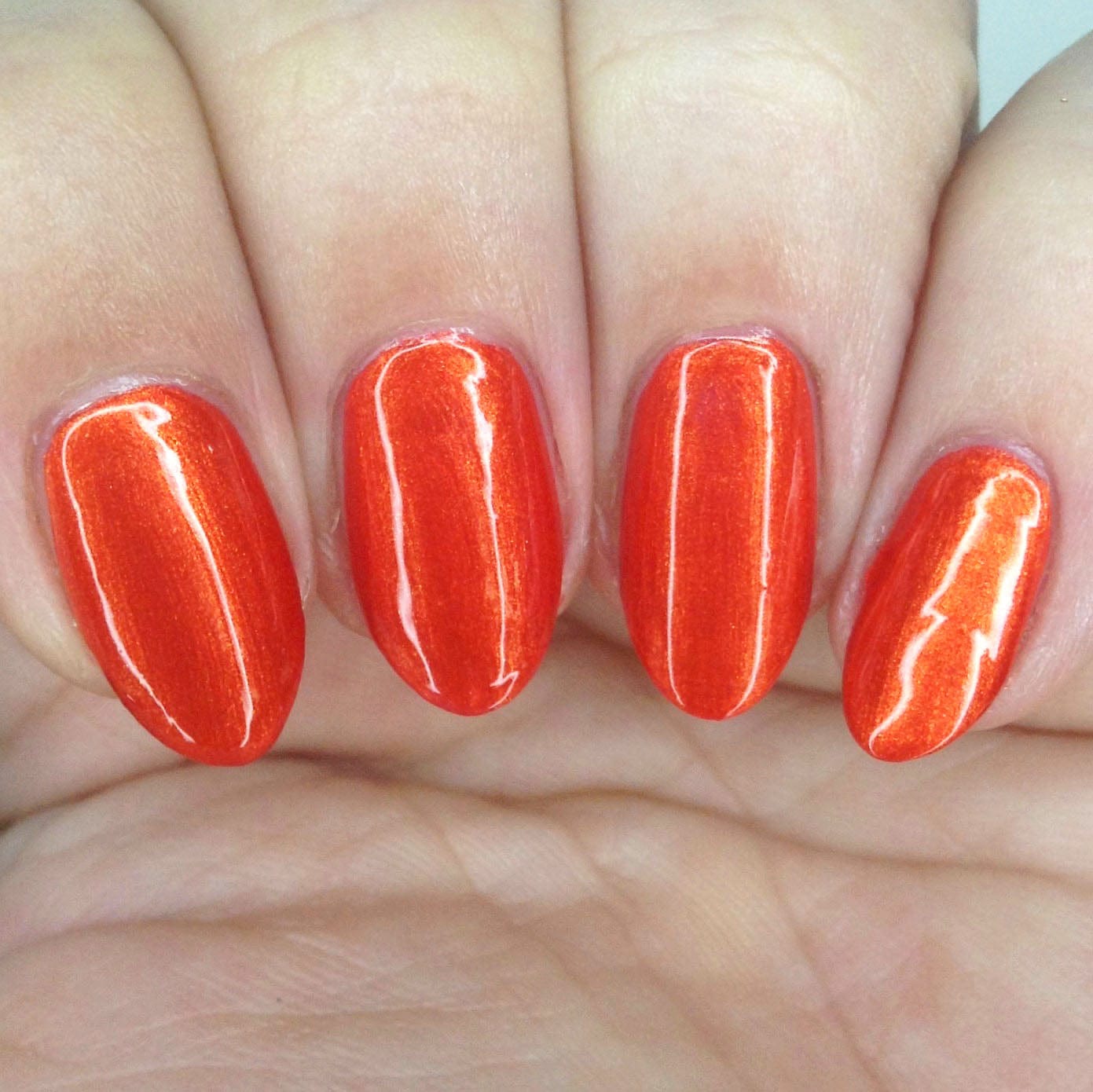 Candy Cane Red Duochrome Stamping Polish | Maniology