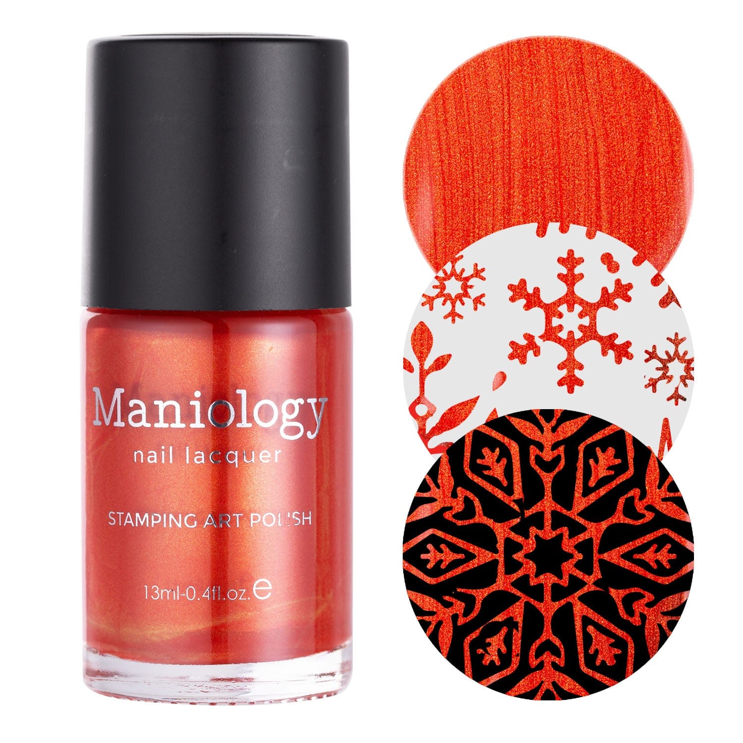 Candy Cane Red Duochrome Stamping Polish | Maniology