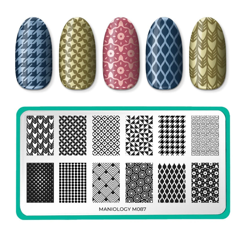 Patterns XL: All Angles (m087) - Nail Stamping Plate