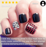 Patterns: Walk the Line (m085) - Nail Stamping Plate