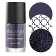 A Dark Purple Stamping Polish from the Perennials collection Delirium by Maniology (B233).