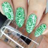 Perfect Trio: 3-Piece Lucky Clover Nail Stamping Polish Set
