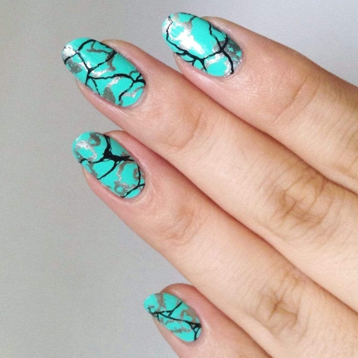 MoYou Nails Stamping Nagellack Set – 3 Farben (schwarz, Silber, Weiß), Hochviskos, Für Nageldesigns