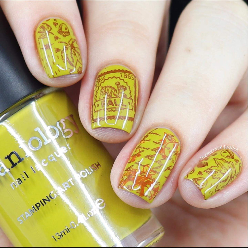 Yellow and Black Flower Nails | Filigree Nail Art Classy Design - YouTube