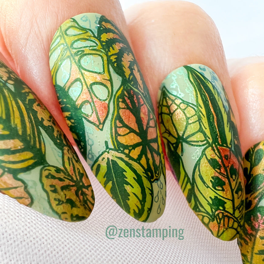 Plant Lover (M305) - Nail Stamping Plate