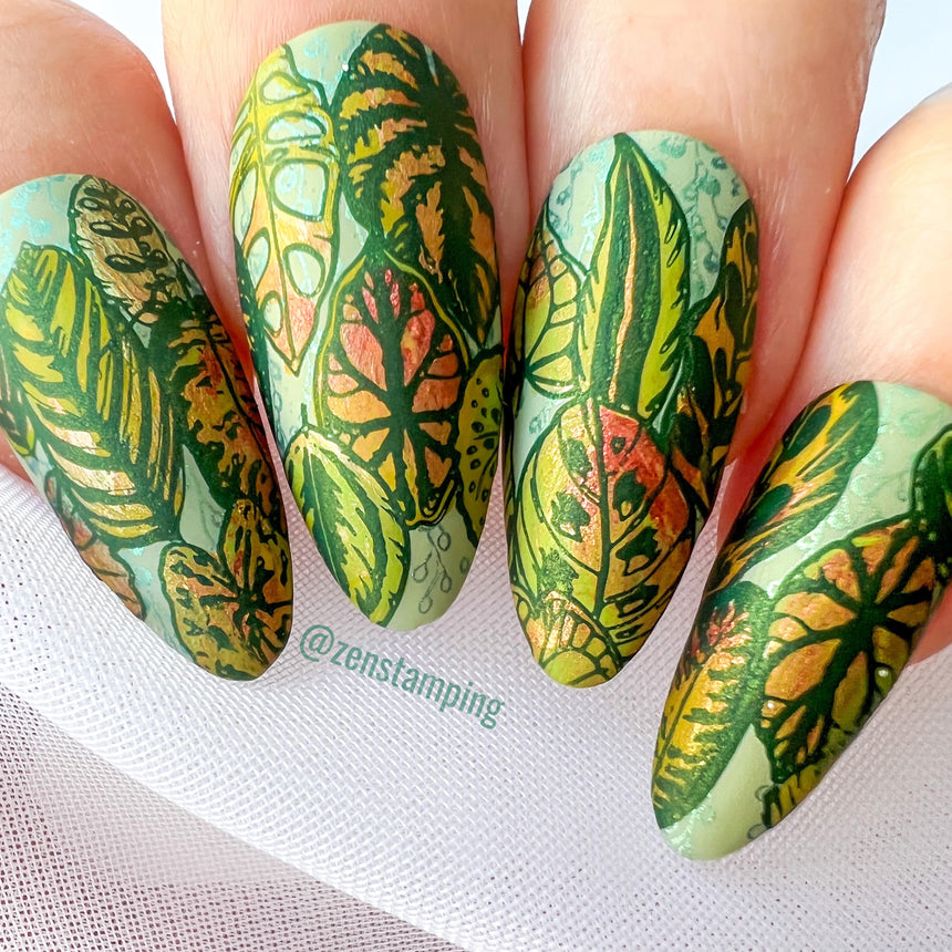 Plant Lover (M305) - Nail Stamping Plate