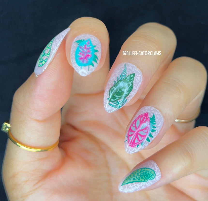 Plant Lover (M305) - Nail Stamping Plate