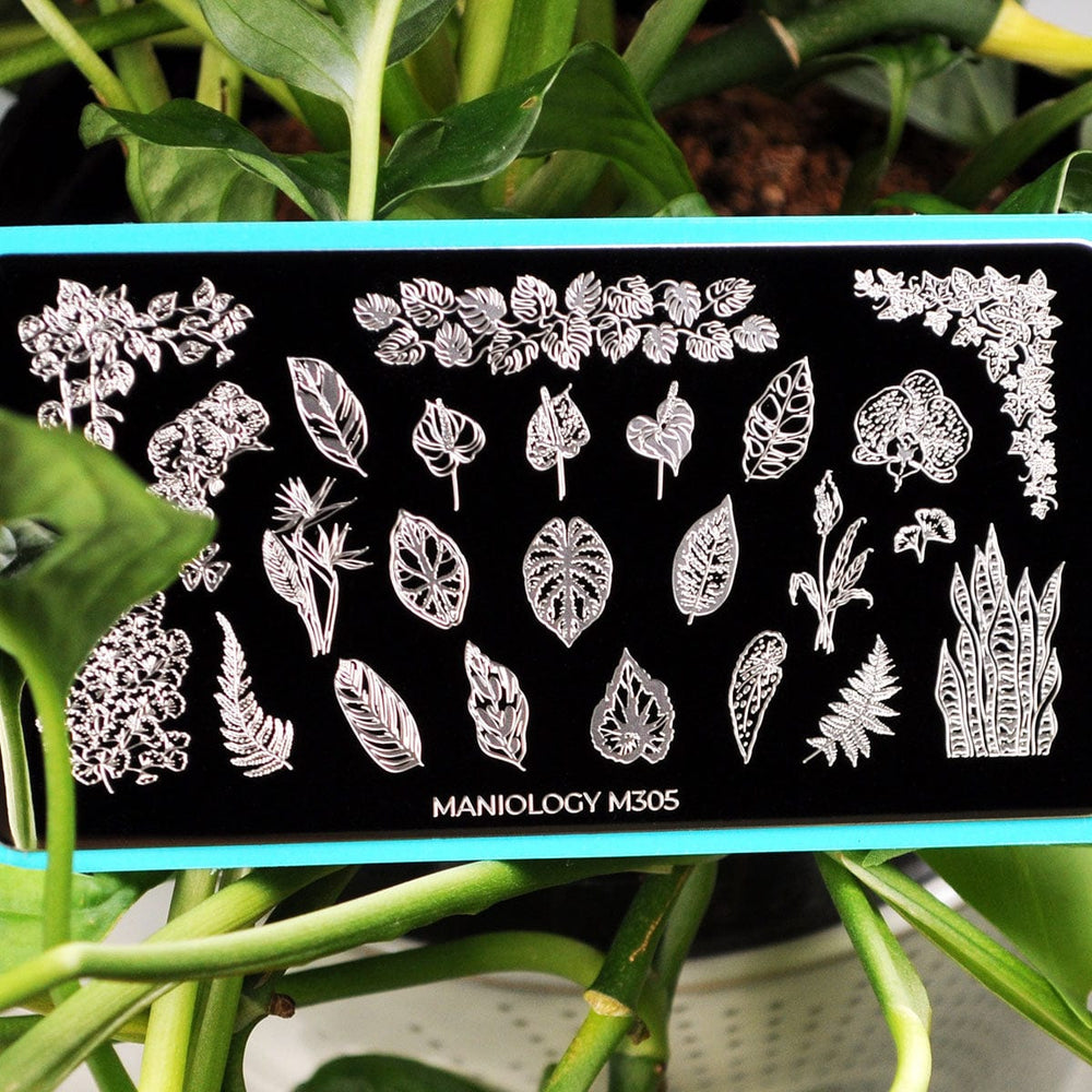 Plant Lover (M305) - Nail Stamping Plate