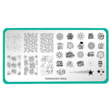 Pop The Bubbly (M342) - Nail Stamping Plate