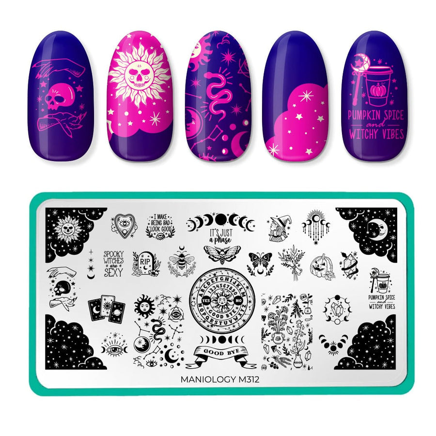 Writing on The Wall Nail Stamping Plate | Maniology
