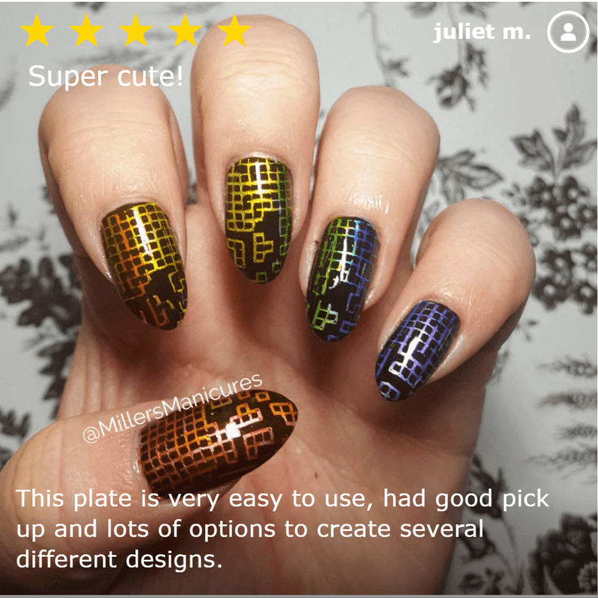 Level Up (m016) - Nail Stamping Plate