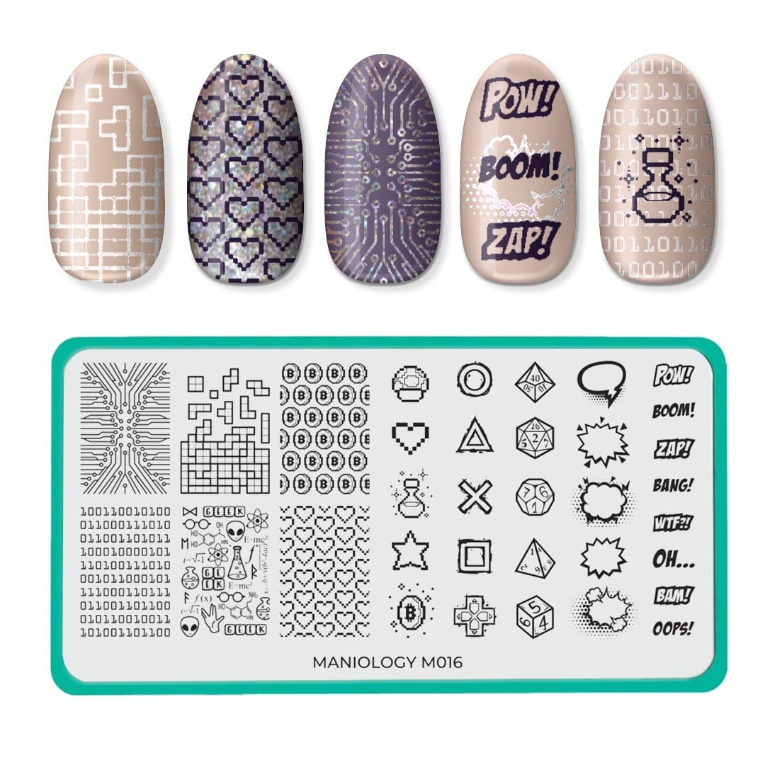 Heart of Stone Chic Peek Nail Stamping Plate