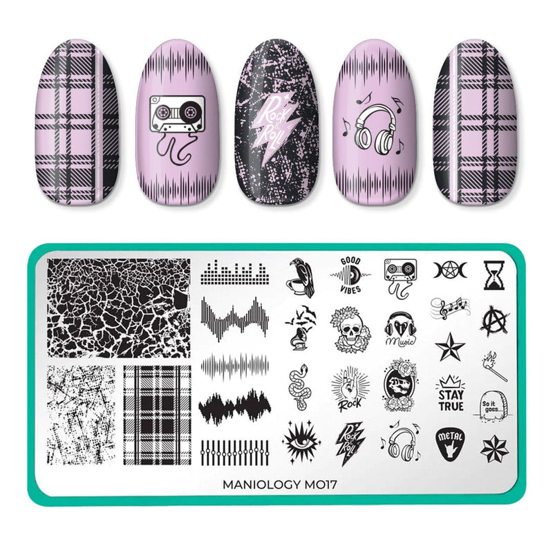 Rebel Yell Level Up Nail Stamping Plate