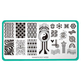 Retro Lover (M330) - Nail Stamping Plate