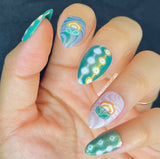 Retro Lover (M330) - Nail Stamping Plate