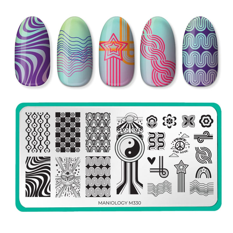 Viva Las Vegas Nail Stamping Plate | Maniology