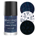 Rustic: Peacock (B454) - Blue Holo-Sanded Stamping Polish