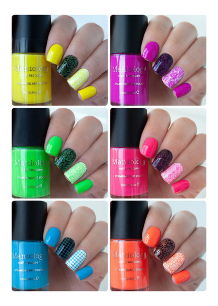 School's Out Neon Stamping Polish Collection Set | Maniology