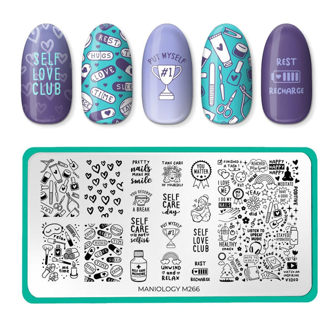 Self Love Nail Stamping Plate 