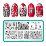 Shadowy Halloween (M312-M316) - Set of 5 Nail Stamping Plates