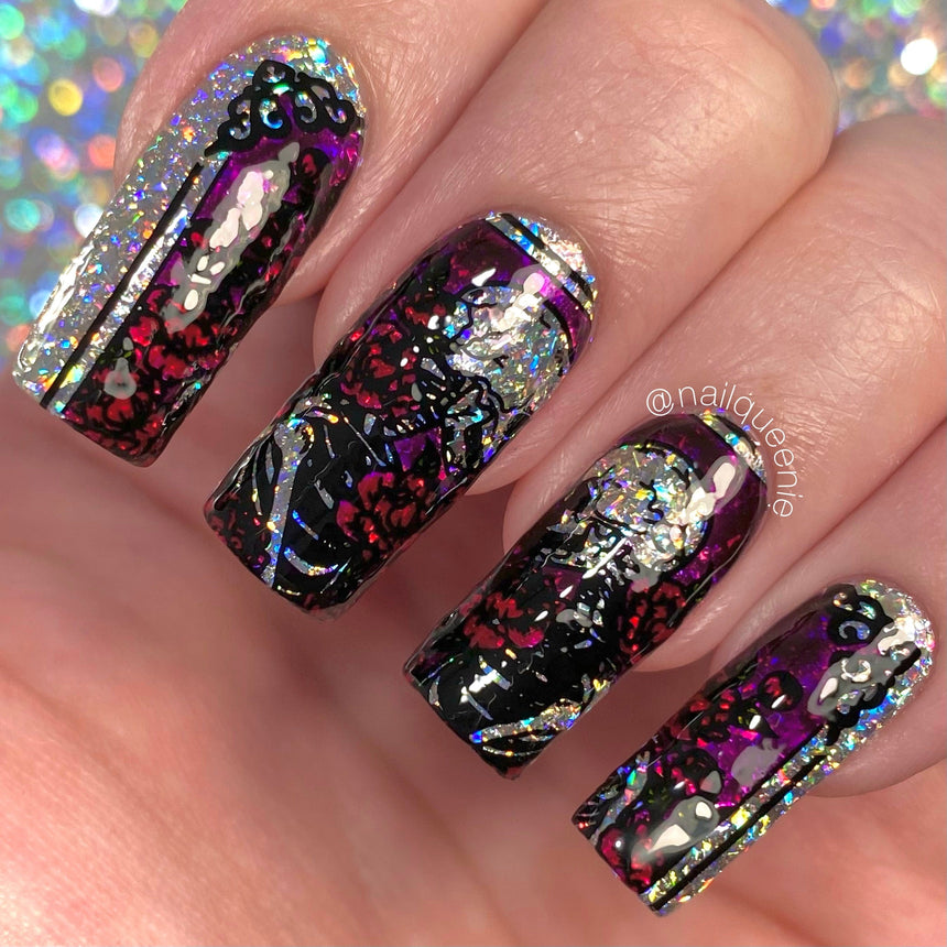 Skeletons in the Closet (M314) - Nail Stamping Plate