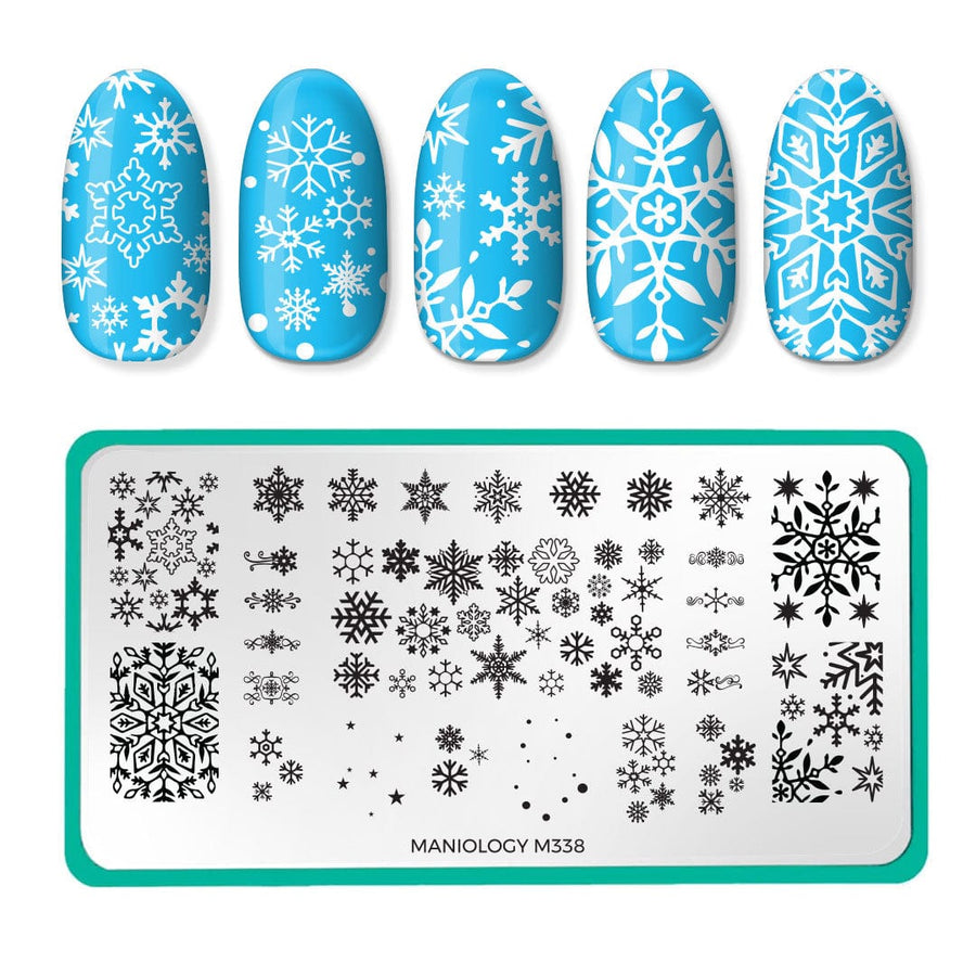 Snow Day (M338) - Nail Stamping Plate