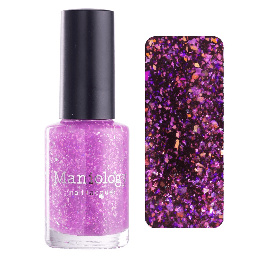 Songbird: Violet Starling (P143) - Purple Jelly Flakies Nail Polish