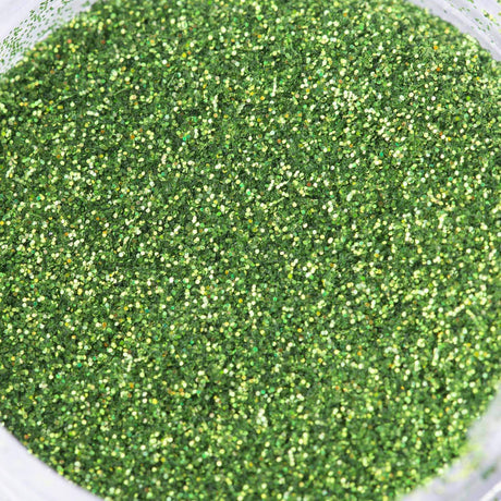 Sparkling Palms (NA035) - Green Nail Glitter