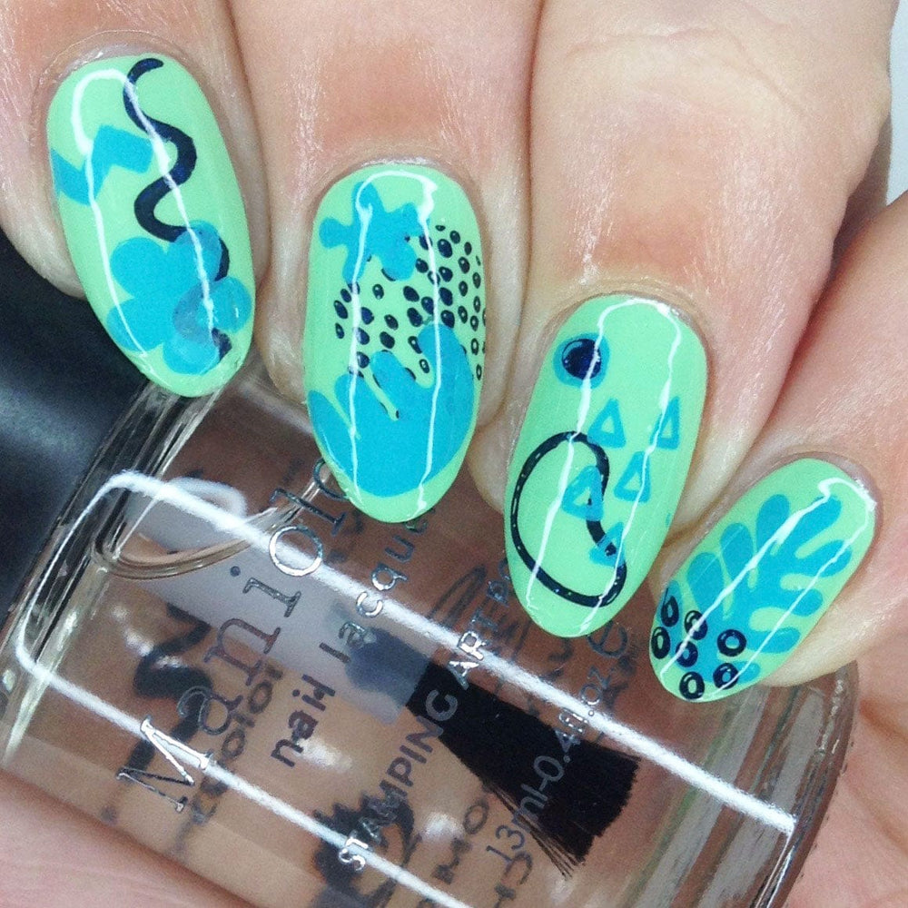 Special FX: Contours (M299) - Nail Stamping Plate