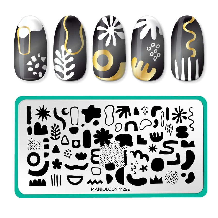 Special FX: Contours (M299) - Nail Stamping Plate