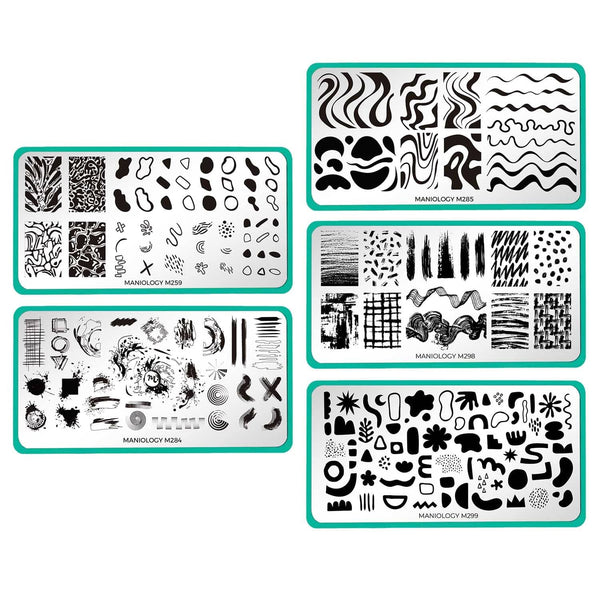 Set of 5 Special FX Nail Stamping Plates | Maniology