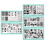 Special FX: Set of 5 Nail Stamping Plates