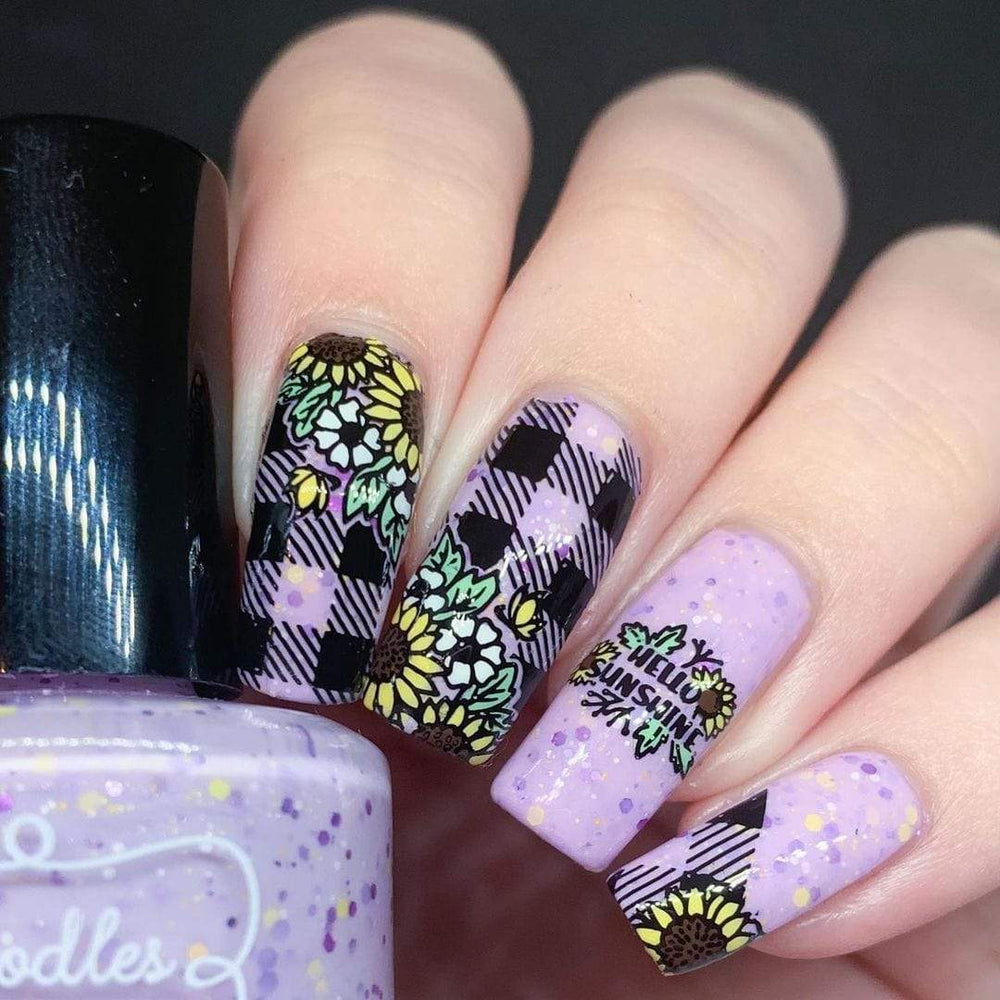 Spring Occasions: Petal Pusher (M118) - Nail Stamping Plate