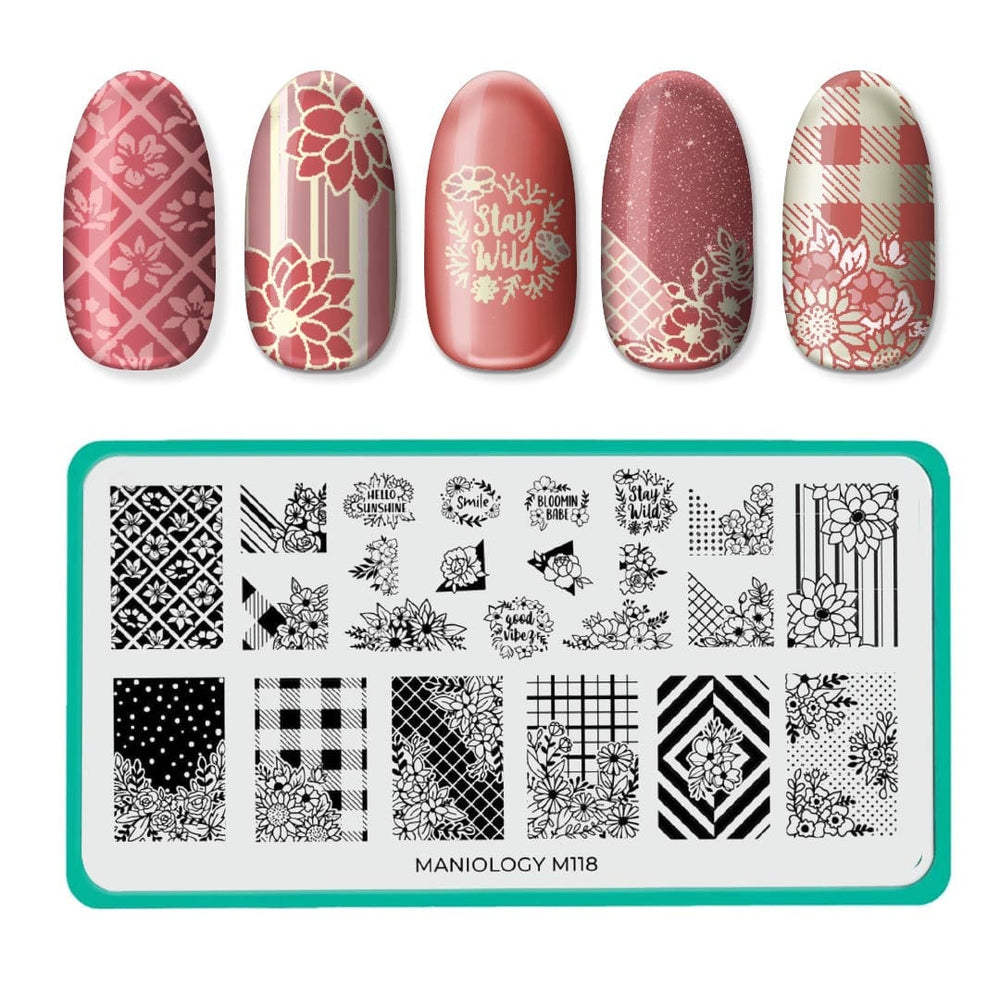 Spring Occasions: Petal Pusher (M118) - Nail Stamping Plate