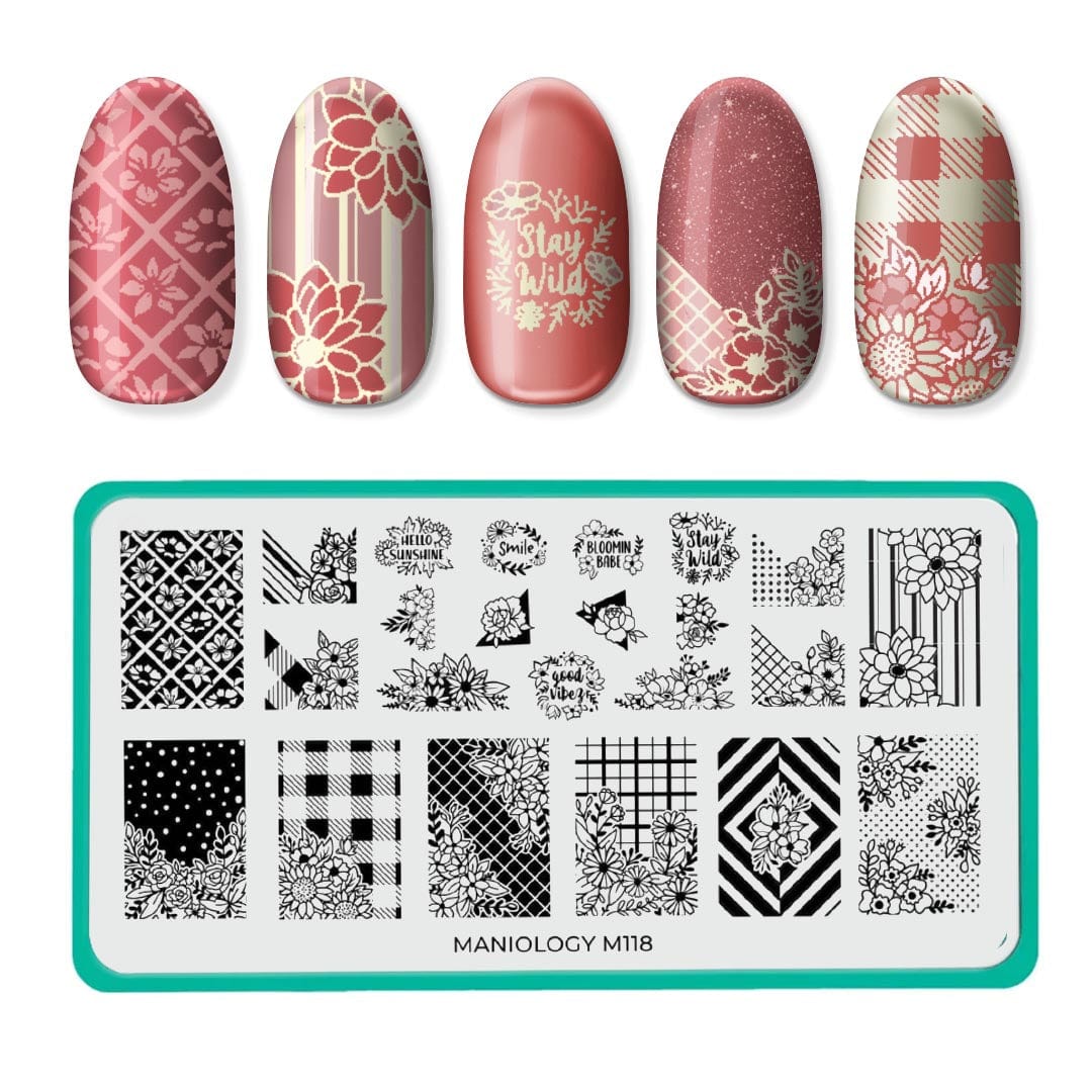 Petal Pusher Spring Occasions Stamping Plate | Maniology