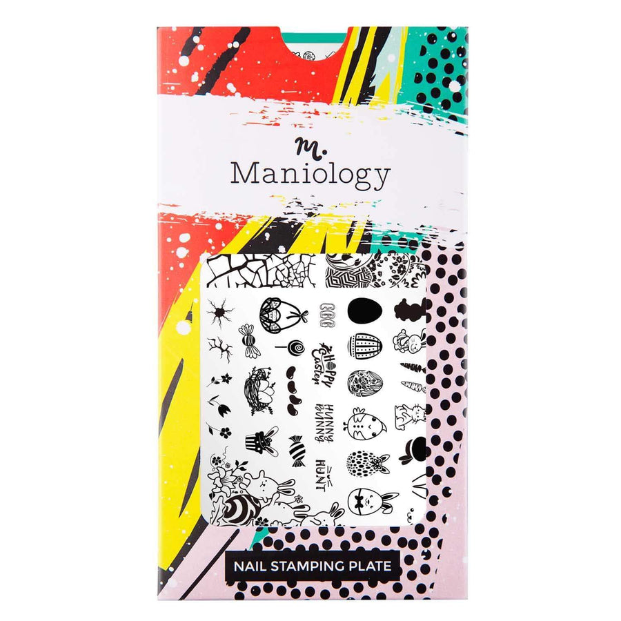 Spring Occasions: What's Crackin Easter (m189) - Nail Stamping Plate