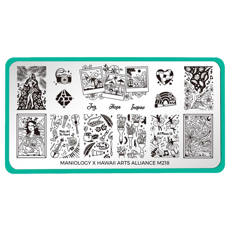 SFAC: Kaua'i Humane Society (M367) - Nail Stamping Plate – Maniology