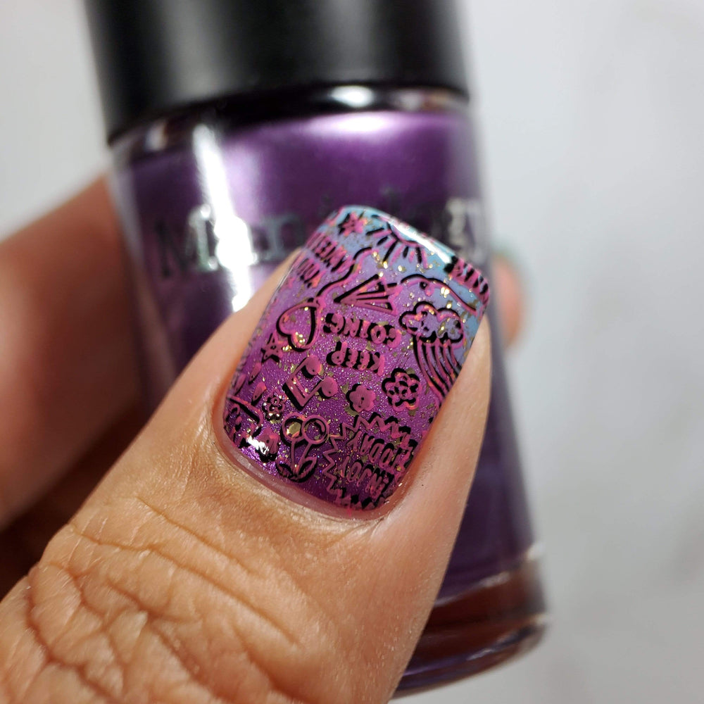 Stamp for a Cause: National Alliance on Mental Illness (m271) - Nail Stamping Plate