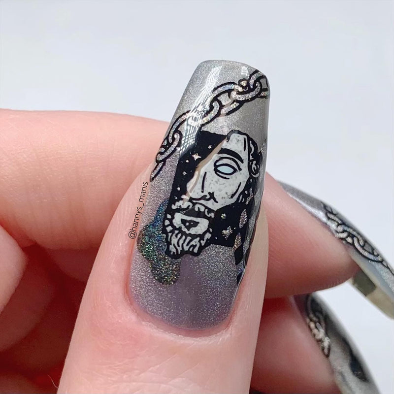 Maniology - Stamping Plate - Classique: Pardon My French French Tip #M –  Beyond Polish