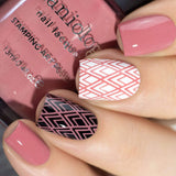 Cinnablush (B313) Blush Pink Stamping Polish