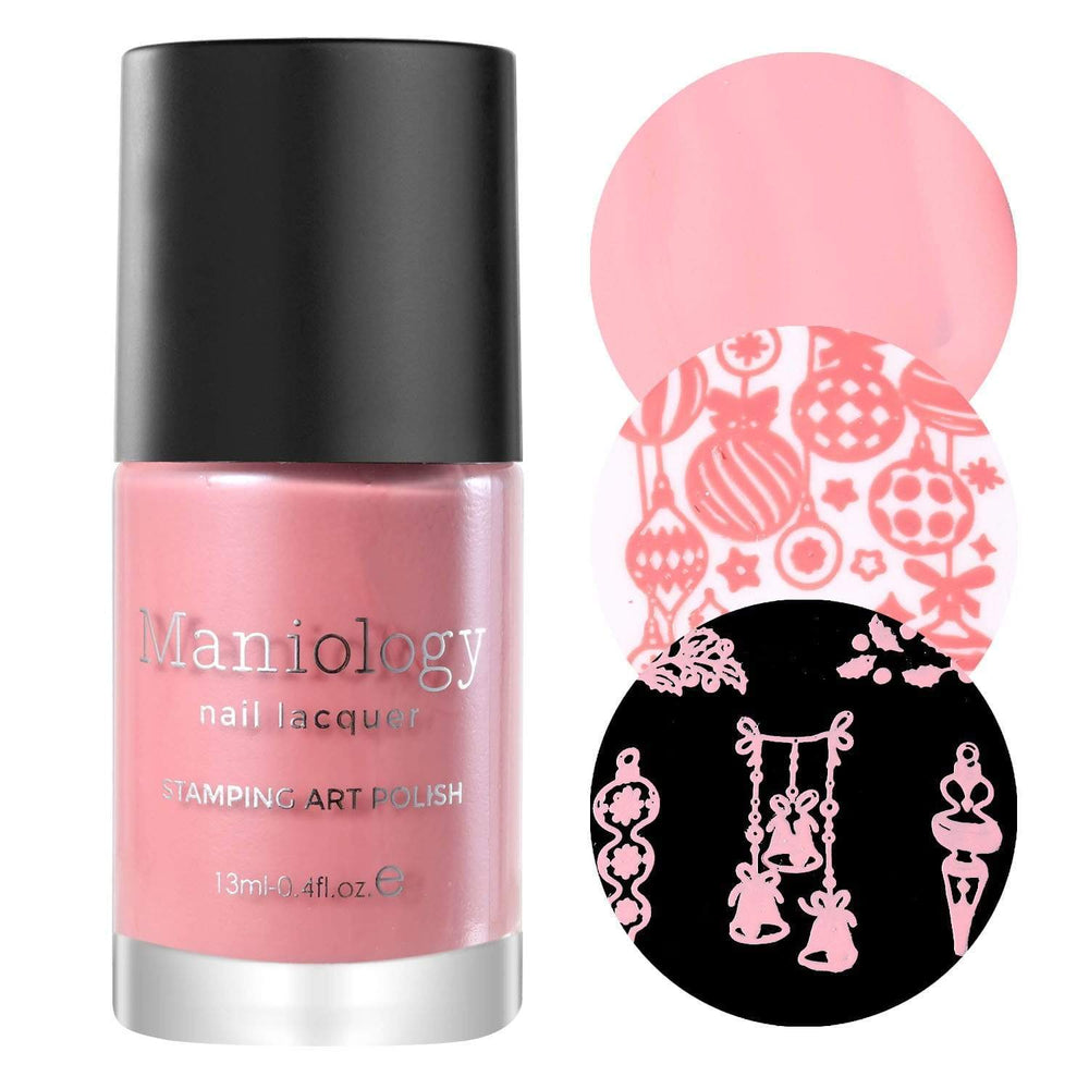 A Blush Pink Stamping Polish featuring a pretty cream finish from Stocking Stuffer: Cinnablush (B313).