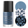 A Navy Blue Stamping Polish with a lush cream finish from Stocking Stuffer collection Winter's Kiss (B314).