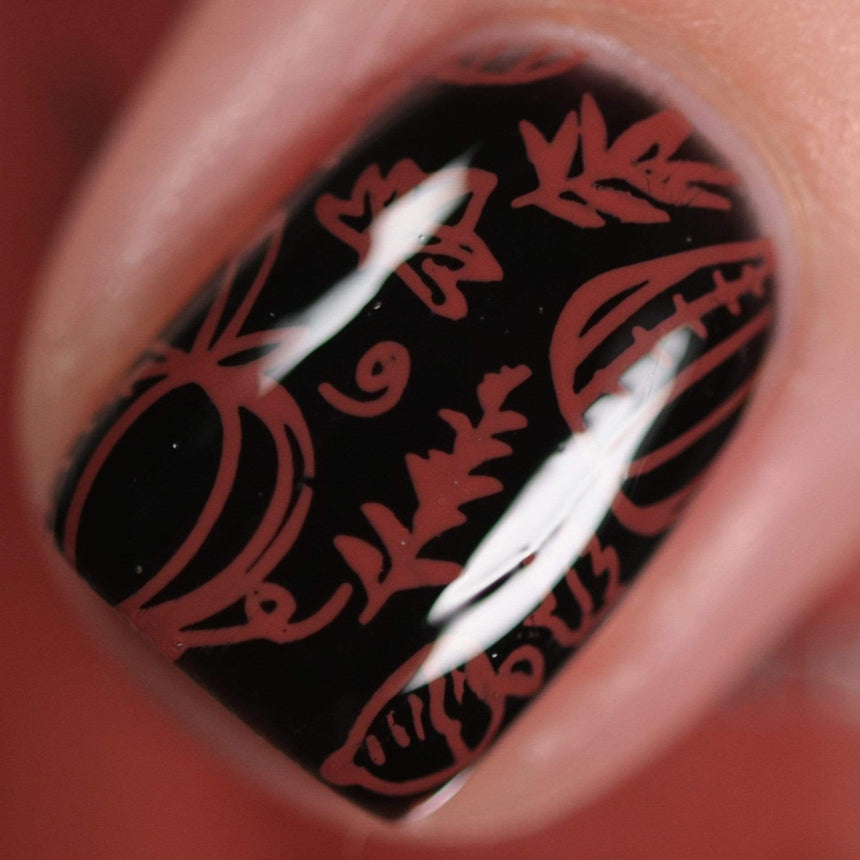 Sugar + Spice: Nutmeg (B352) - Clay Red-Orange Stamping Polish