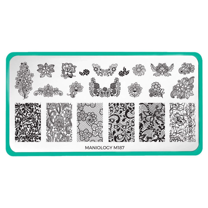 Sweet & Sultry (m187) Nail Stamping Plate – Maniology