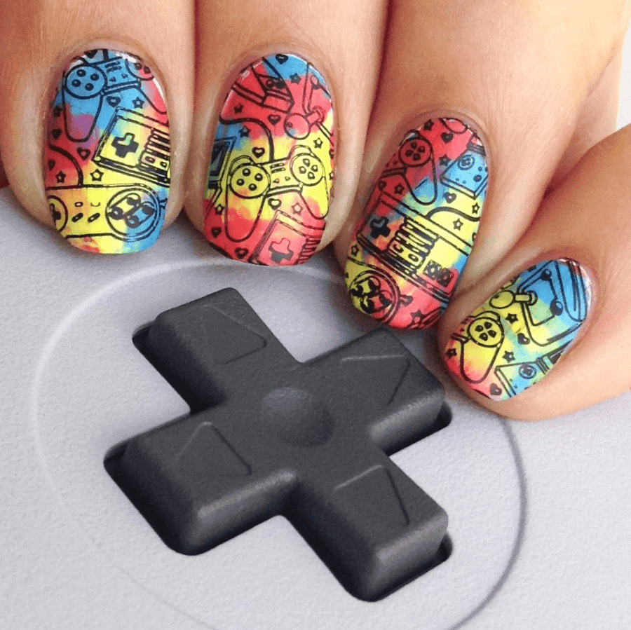 82 Gamer nail art ideas | nail art, nail designs, nails